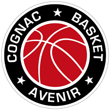 Cognac Basket Avenir circular basketball logo